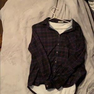 Juniors Fleece Christmas shirt red and green